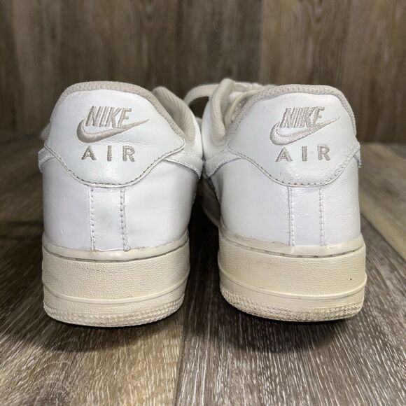 Nike Men’s US Size 9 Air Force 1 Low Triple White Shoes 315122-111 Repainted - Picture 10 of 15